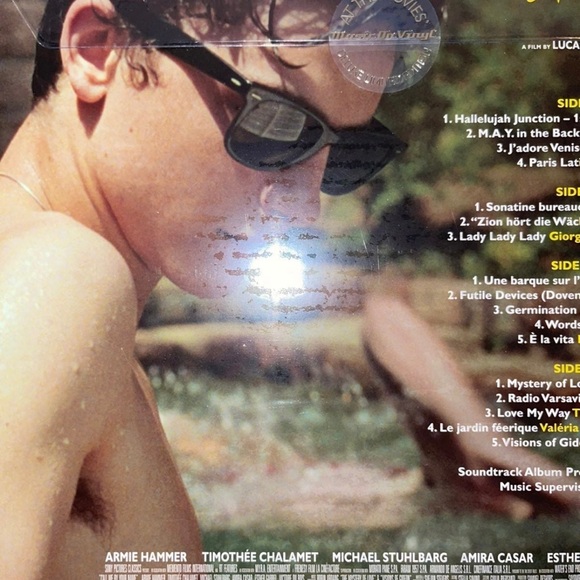 Call Me By Your Name 12” Peach Colored Peach Scented Vinyl Limited Edition RARE - Picture 11 of 11